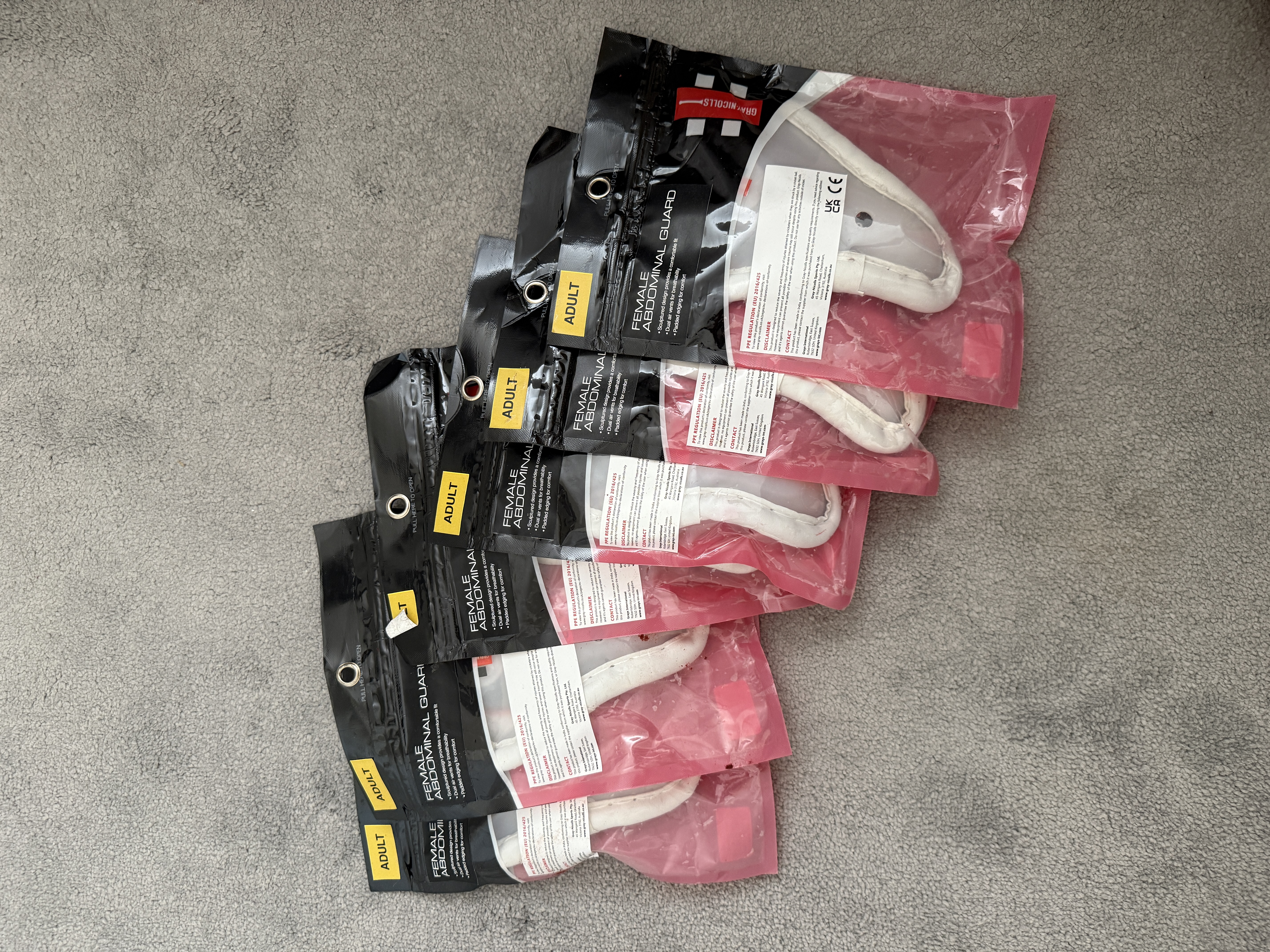 New Female Abdominal Guards x 6