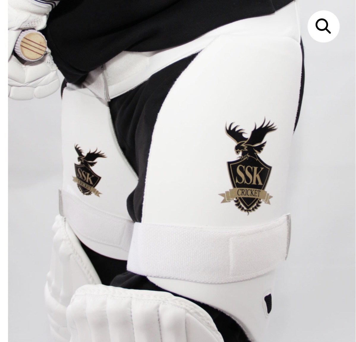 SSK White Combo Thigh Pad Men’s RH