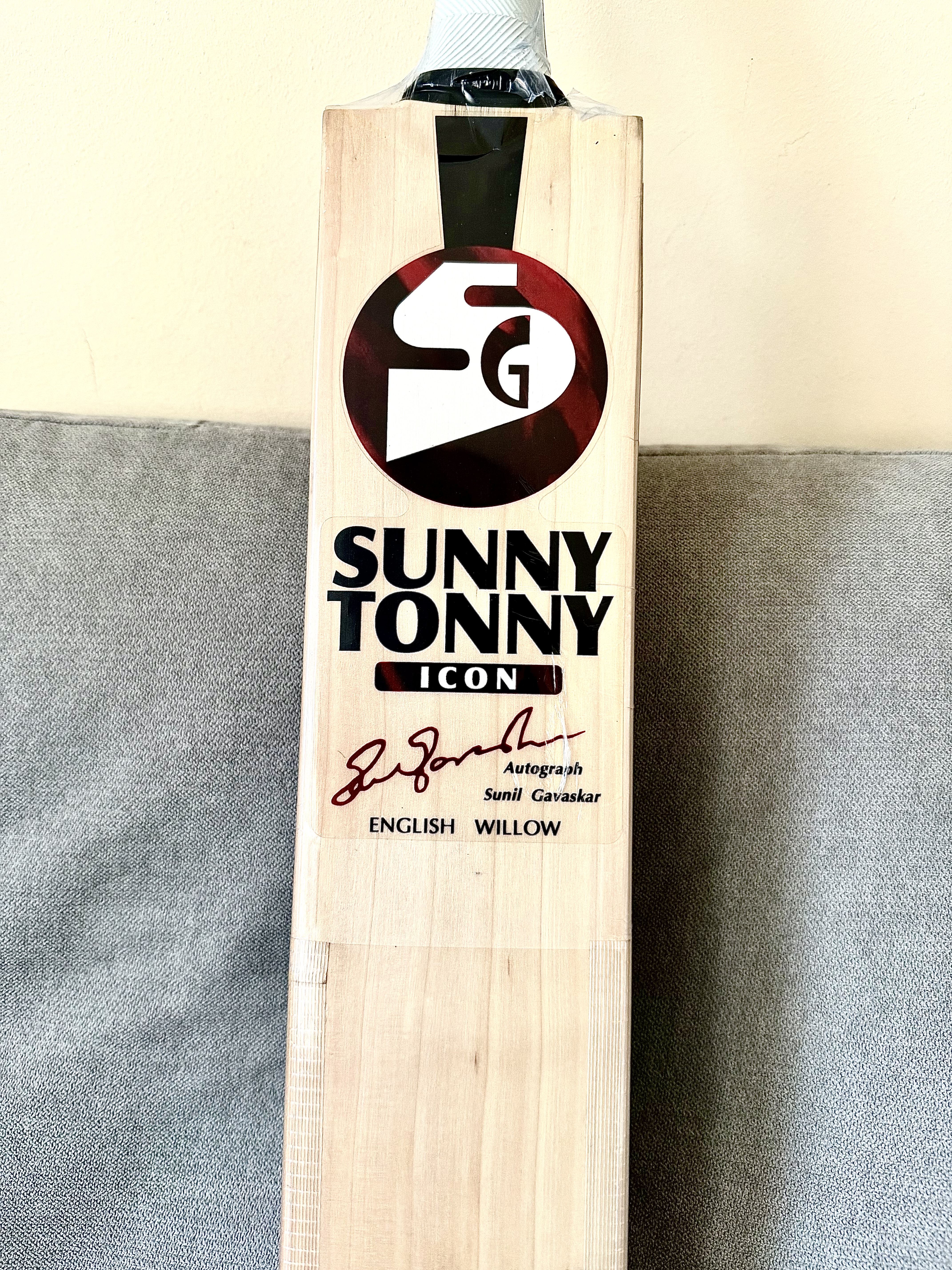 SG Sunny Tonny Icon English Willow Cricket Bat - Autograph Sunil Gavaskar