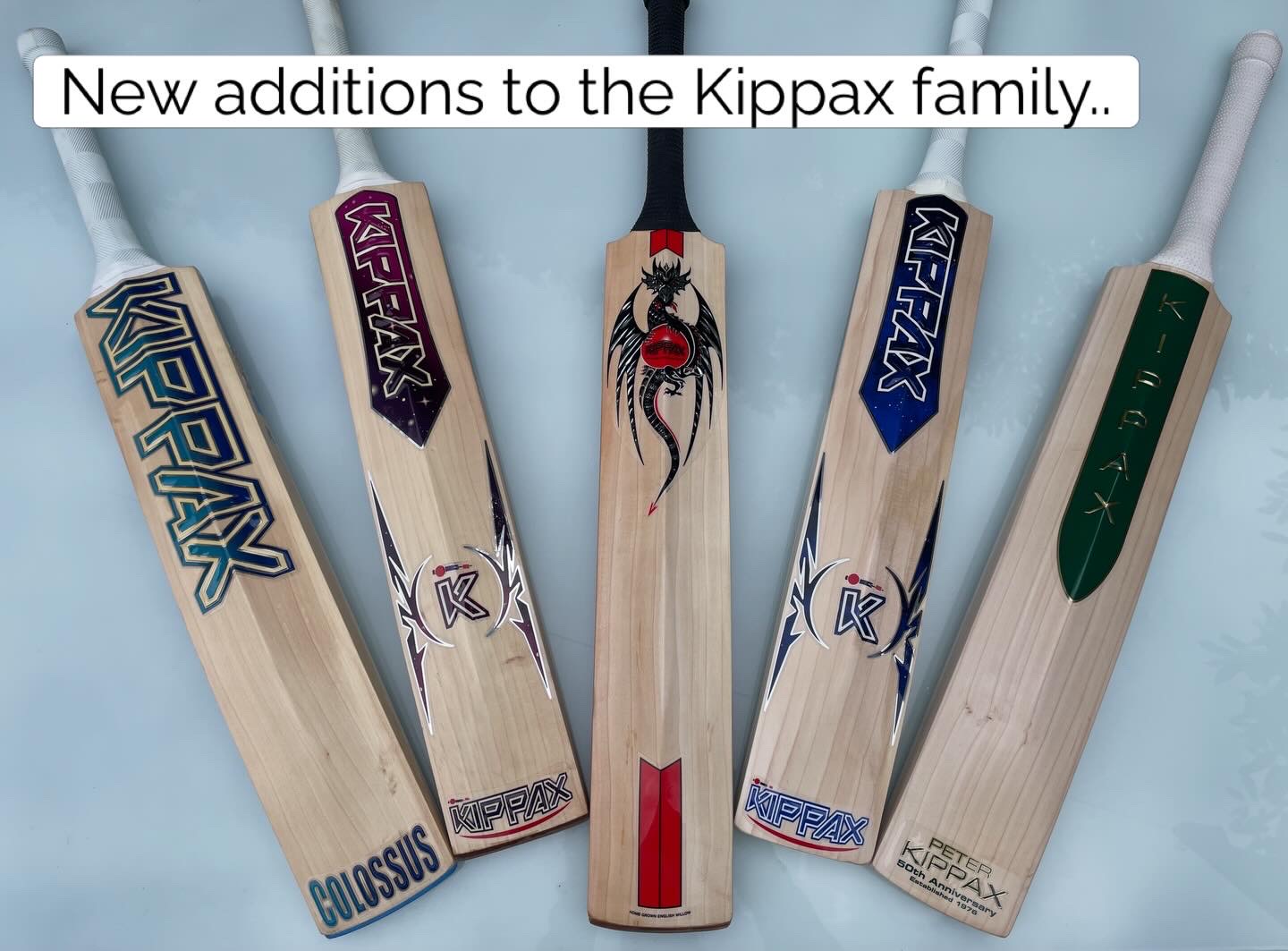Brand new Kippax cricket bats from 2lb 9oz to 2lb 13oz - including free UK postage