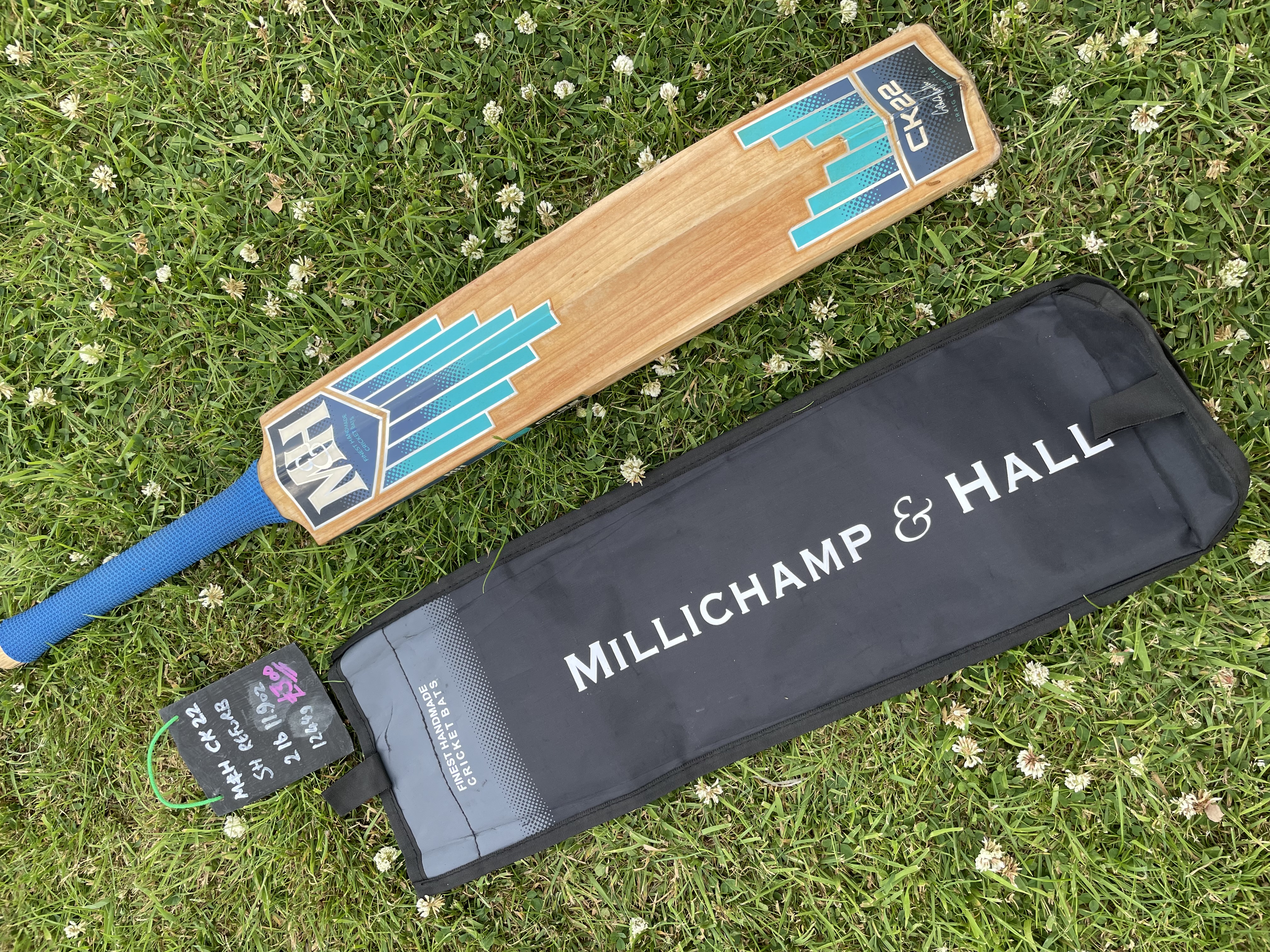 Rare M&H Millichamp & Hall CK22 Craig Kieswetter Ltd Ed refurbished cricket bat