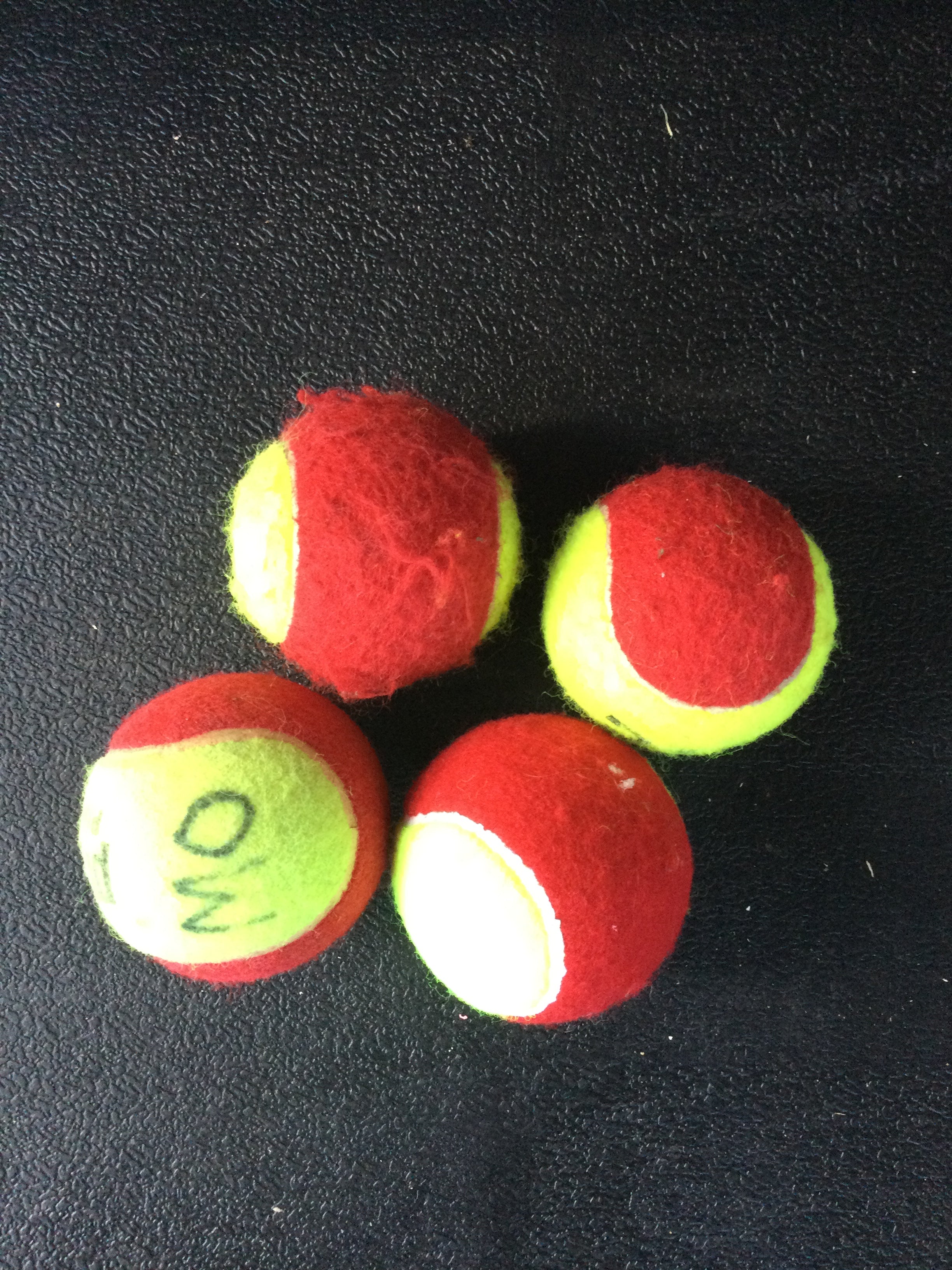 Red tennis balls
